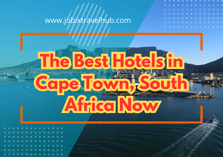 The Best Hotels in Cape Town South Africa Now